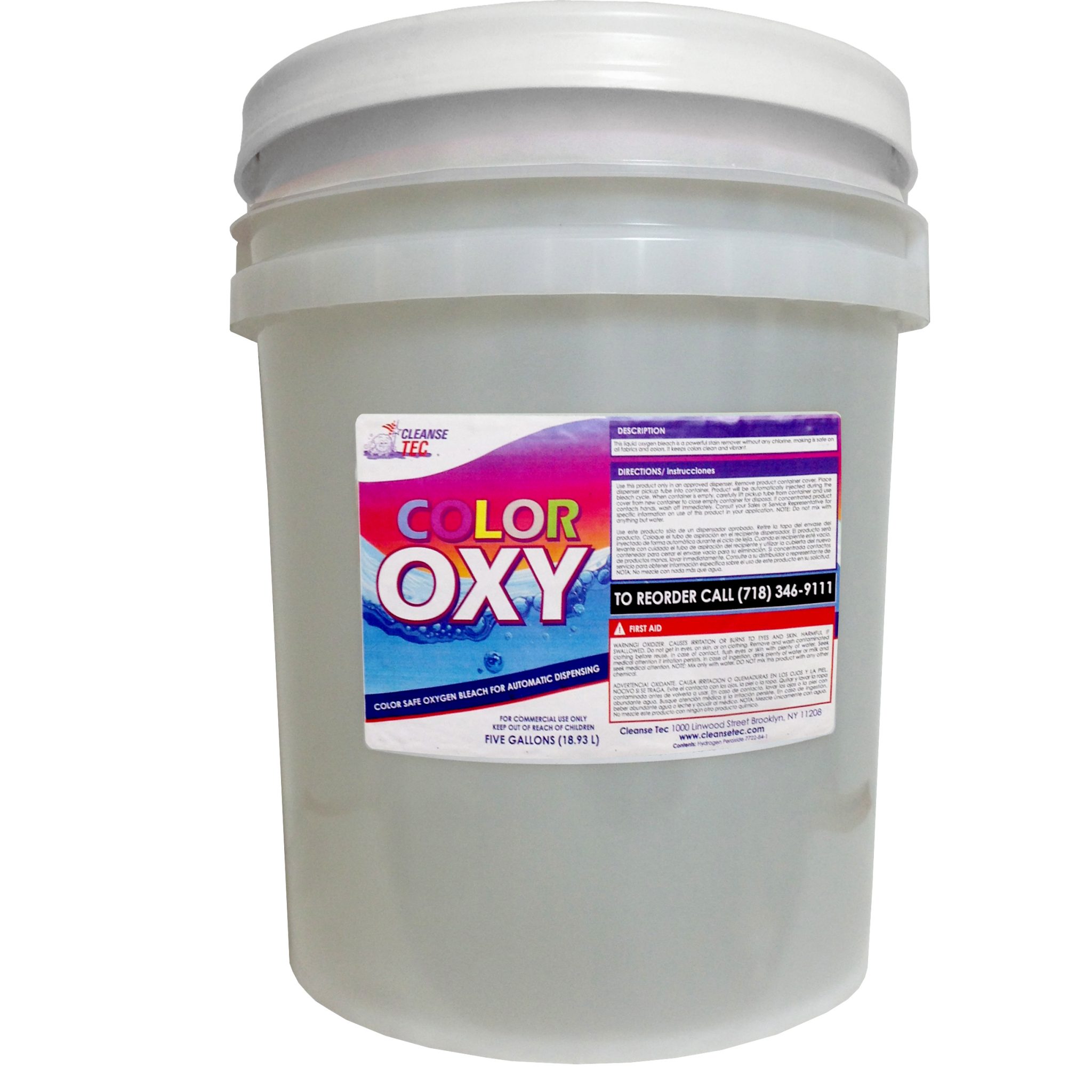 Cleanse Tec Color Oxy Color Safe Oxygen Bleach   Laundry Coloroxy Pail 2048x2048 