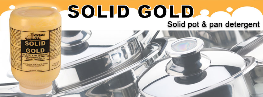 Solid Gold, solid citrus pot and pan cleaner