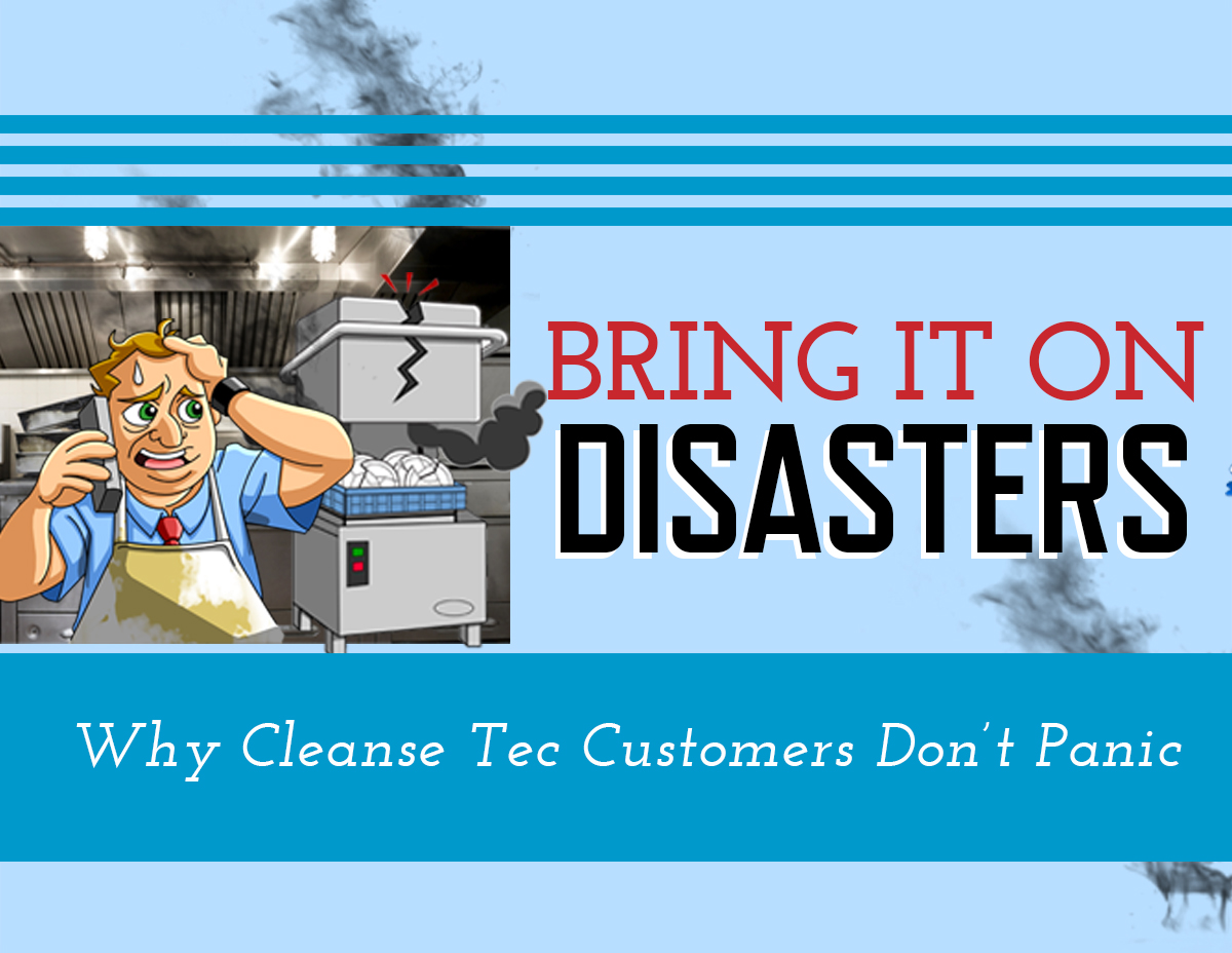 Why Cleanse Tec Customers Don't Panic 24/7 Emergency Service Dish